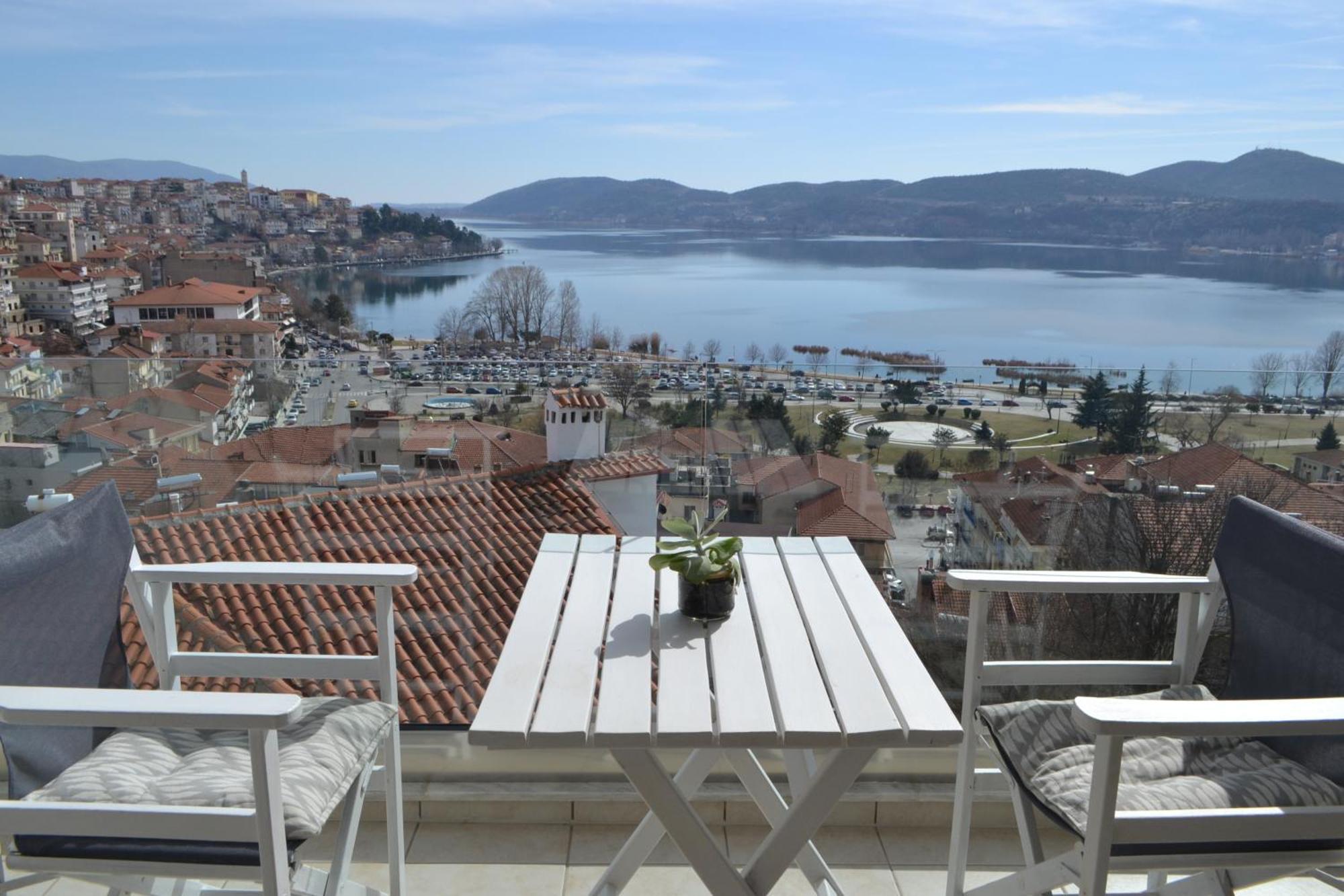 Calm Lake Balcony Kastoria Extérieur photo